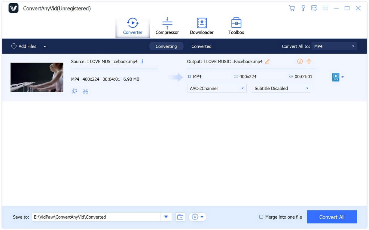 Add File to ConvertAnyVid