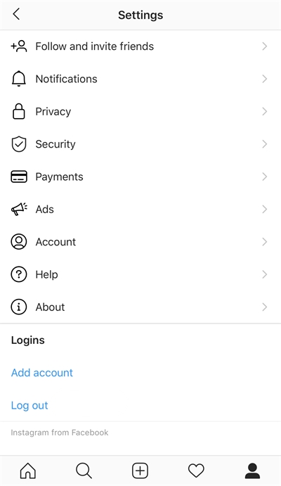 Add Instagram Account iPhone