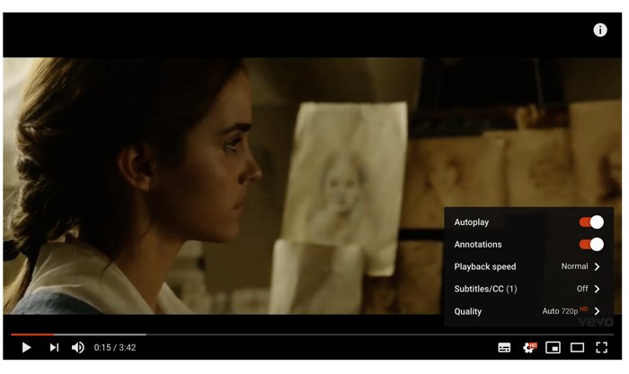 Adjust the Video Quality
