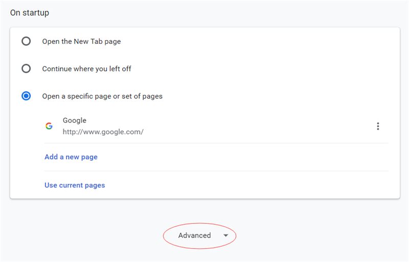 Advanced Settings