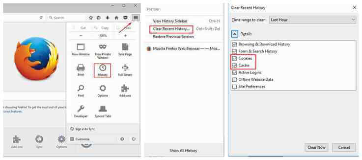 Clear Cache And Cookies Firefox