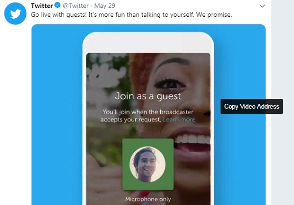 Copy Twitter Video