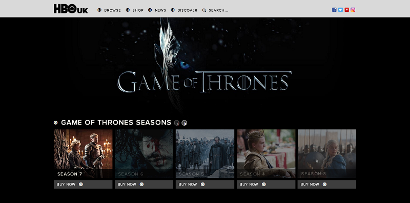 Stream and Download Game of Thrones with HBO