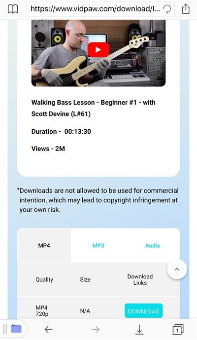 Download Online Bass Lesson on iPhone
