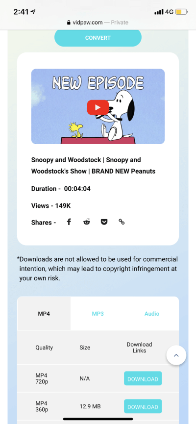 Download Snoopy on iOS 13