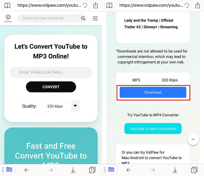 Download YouTube to MP3