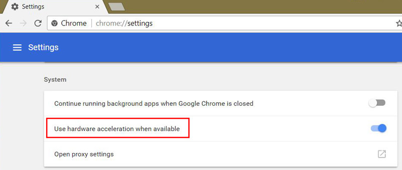 Enable Hardware Acceleration On Chrome