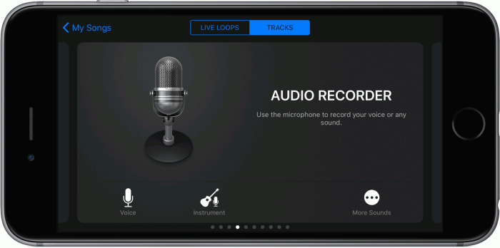 GarageBand Audio Recorder