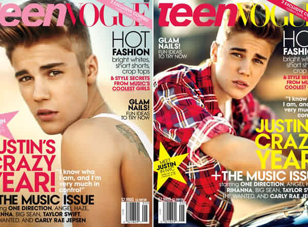 Justin Bieber Teen Vogue Cover