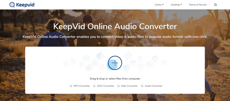 KeepVid Online Audio Converter