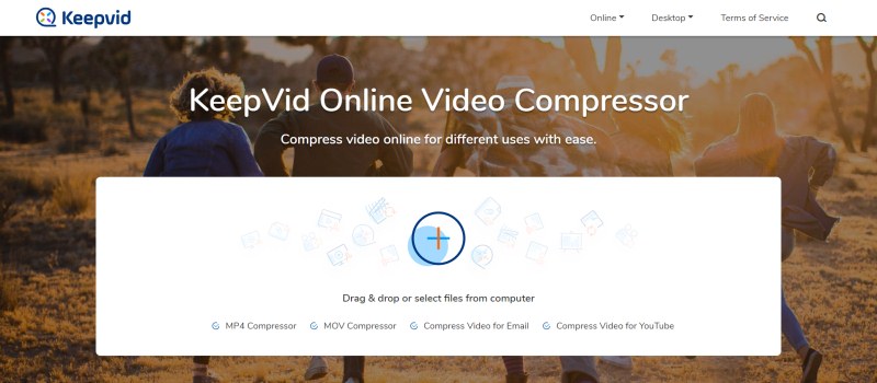 KeepVid Online Video Compressor