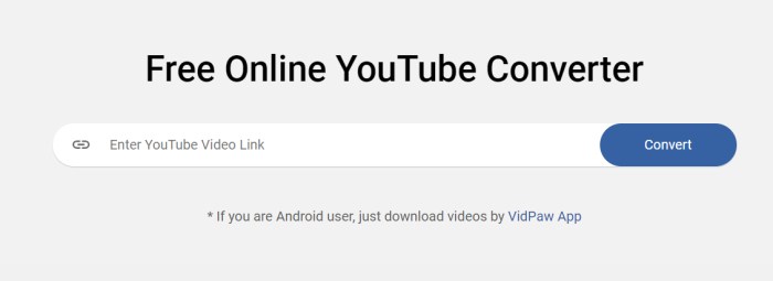 Paste Link to YouTube Converter