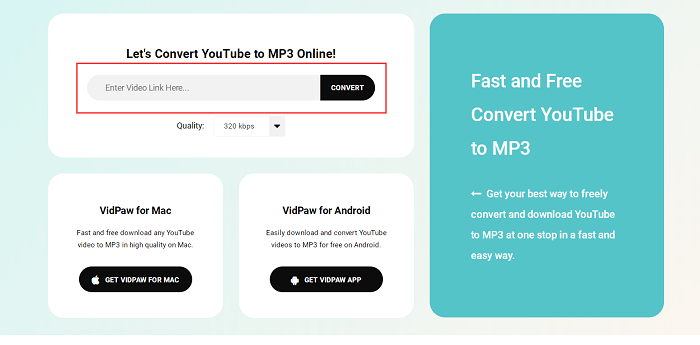 Paste the Link to MP3 Converter