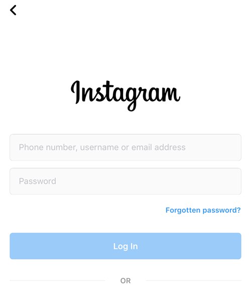 Reset Instagram Password on iPhone