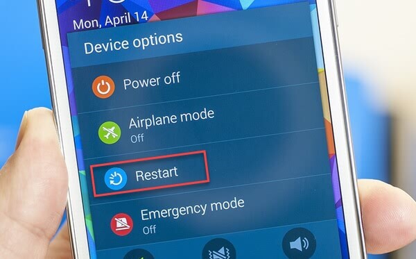 Restart Samsung Android Phone