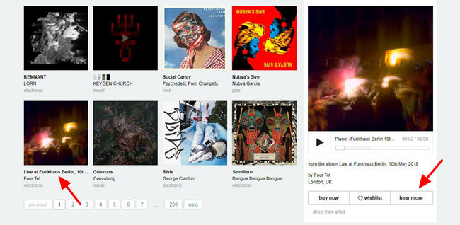 Search Bandcamp Music PC