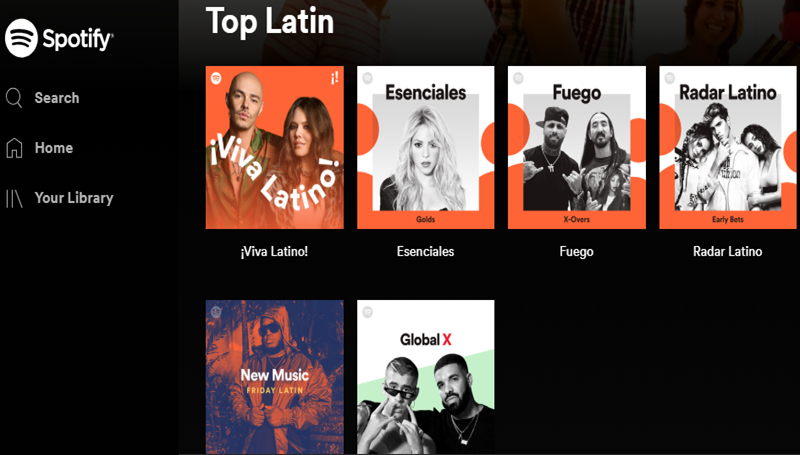 Top Latin Songs Spotify