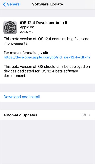 Update iOS System on iPhone
