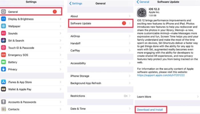 Update Operating System for iPhone