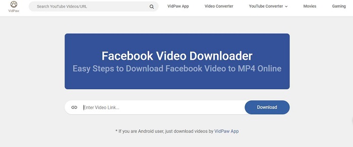VidPaw Facebook Video Downloader