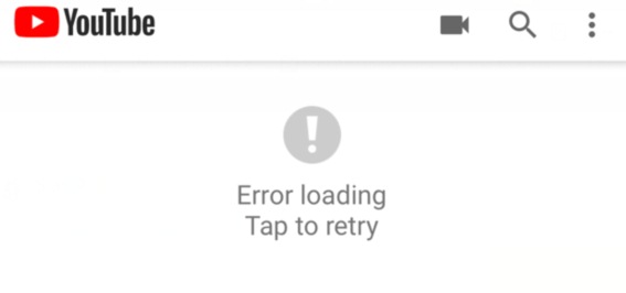 YouTube Errors iPhone