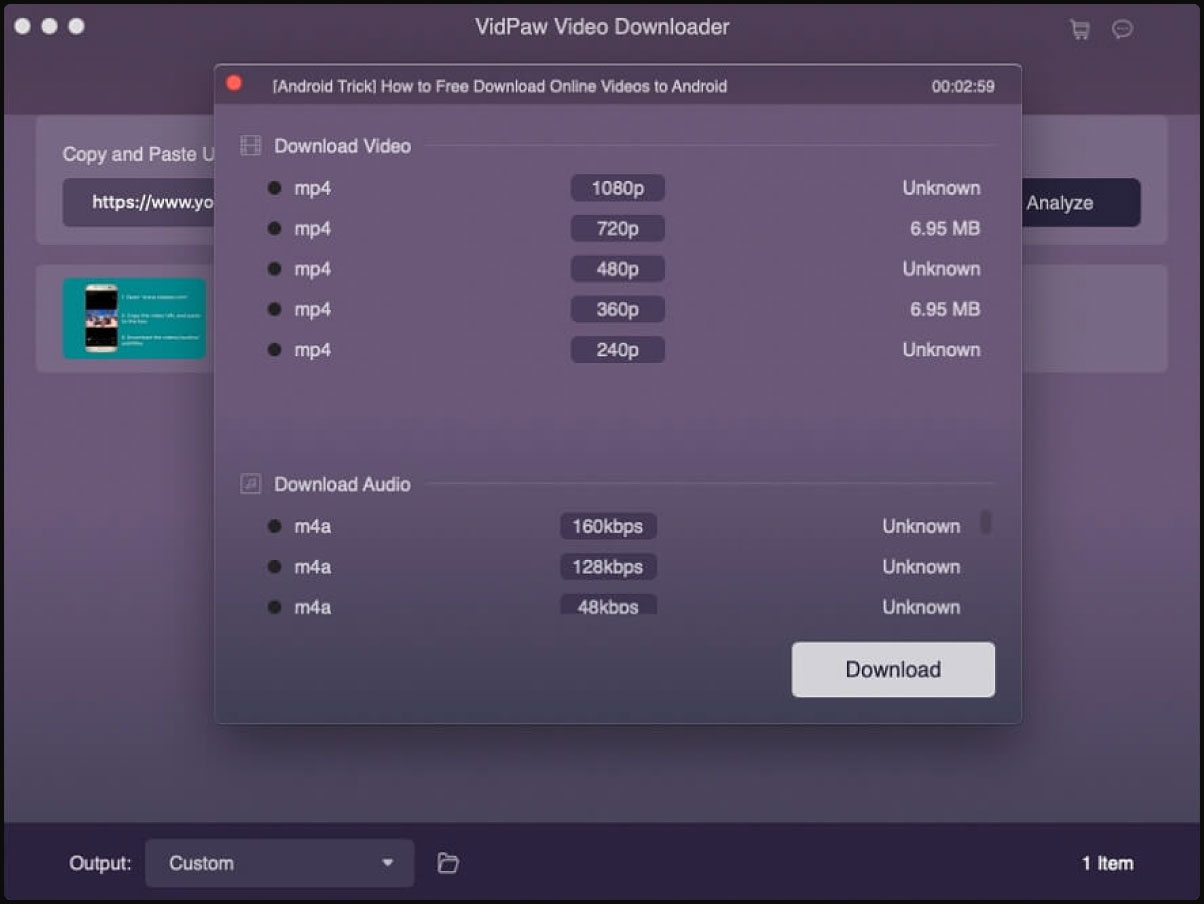 online video downloader vidpaw