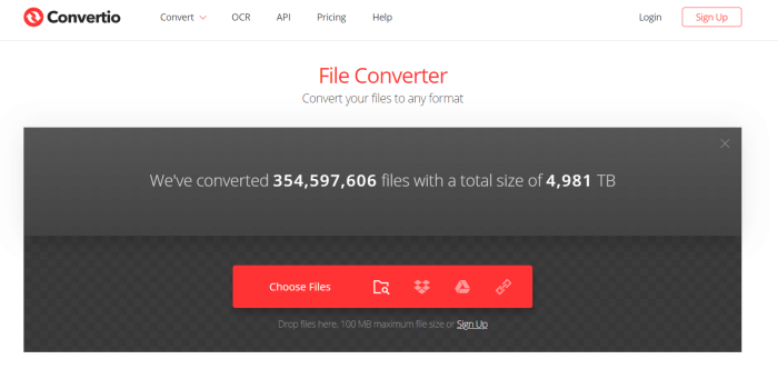 Add File to Convertio