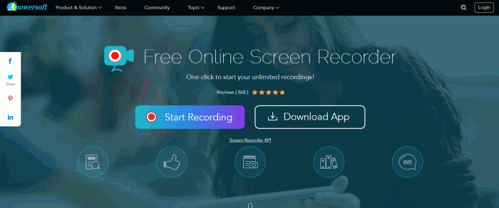 Apowersoft Free Online Screen Recorder