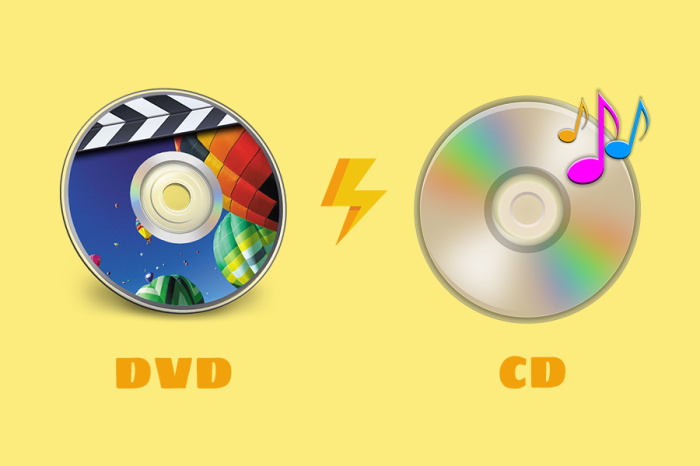 CD vs DVD - What's the Differences Between Them?