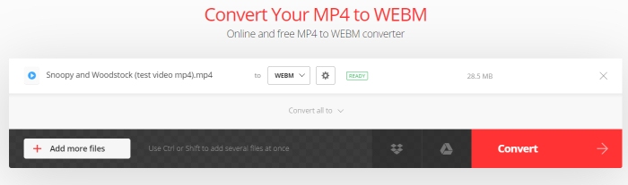 Convert WebM to MP4 Format