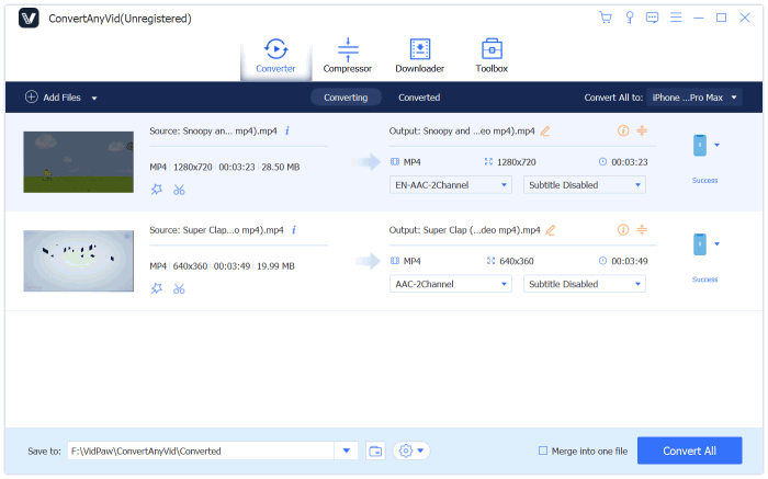 Convert WAV to MP3