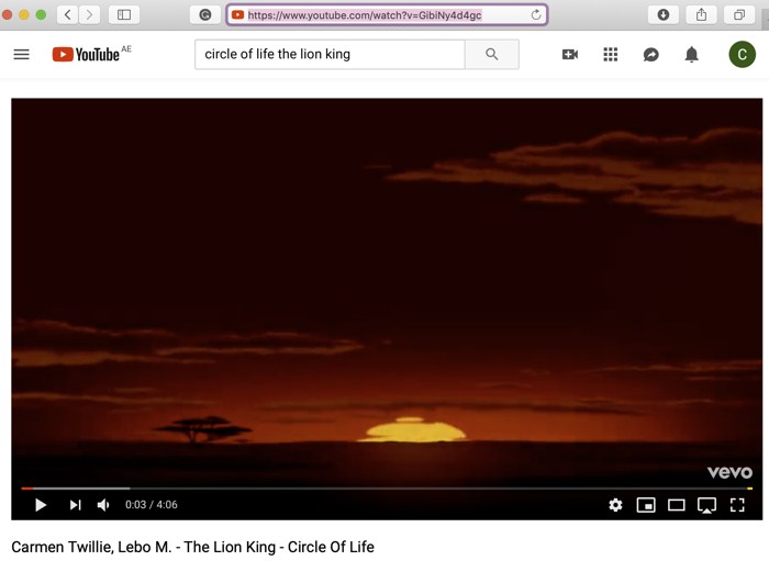 Copy the Link of The Lion King Soundtrack