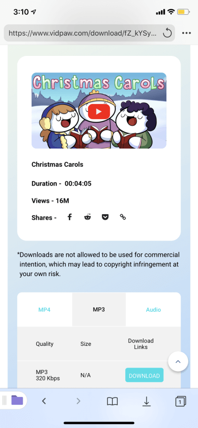 Download Christmas Carol iOS13 