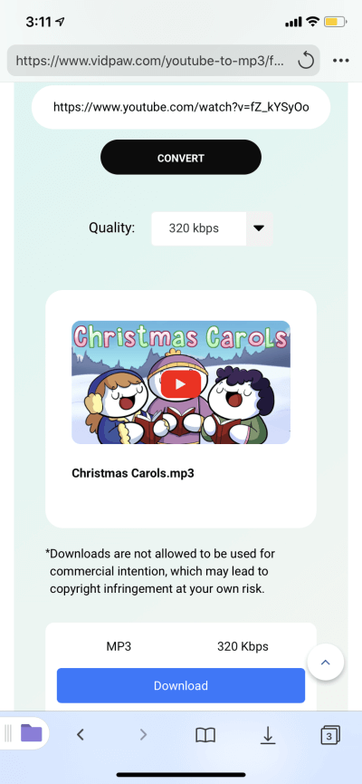 Download Christmas Carol MP3 iOS13