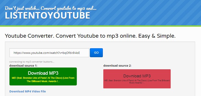 Download YouTube to MP3 with ListentoYouTube