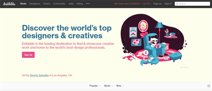 Dribbble site