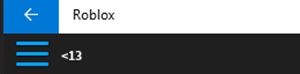 Enter Roblox Menu