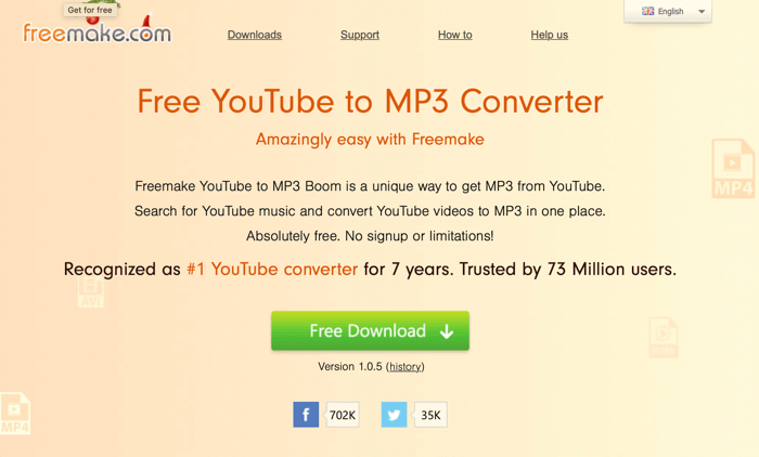 Freemake YouTube to MP3 Boom