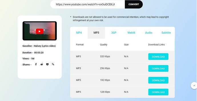 Halsey Song Download Page