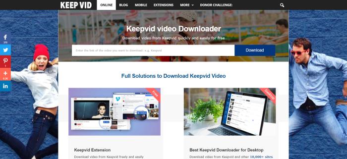 Keepvid Video Downloader