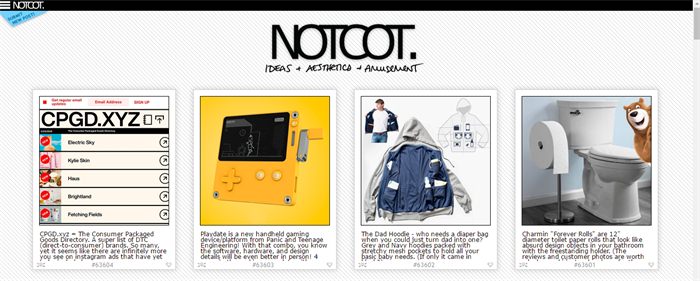 NOTCOT site