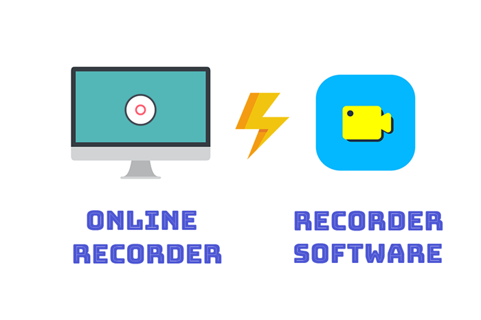 Online Recorder VS Recording Software