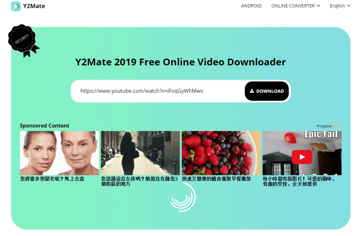 Paste K-pop Song Link To Y2Mate