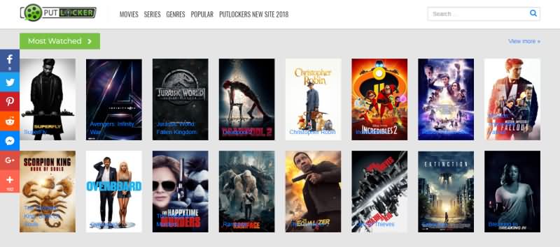 putlockers movies 2018 free download