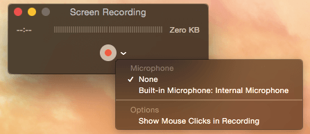 Record Movie with Sound Mac