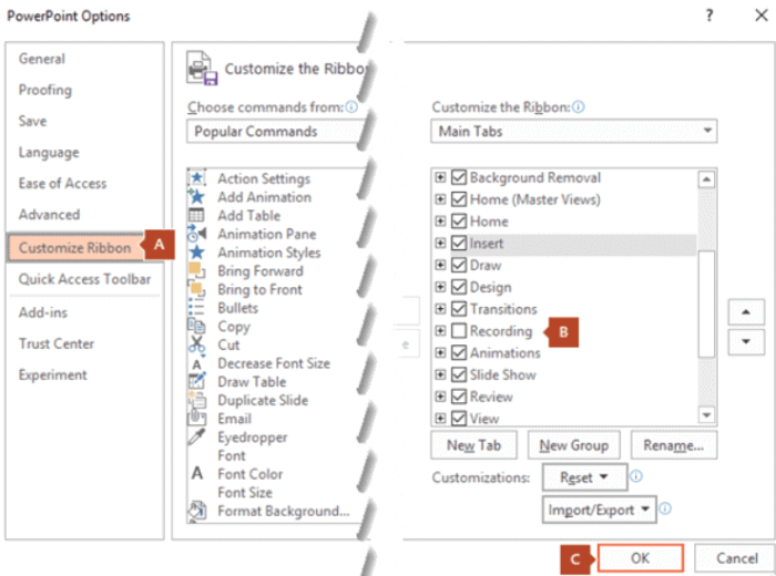 Record PPT with Office 365