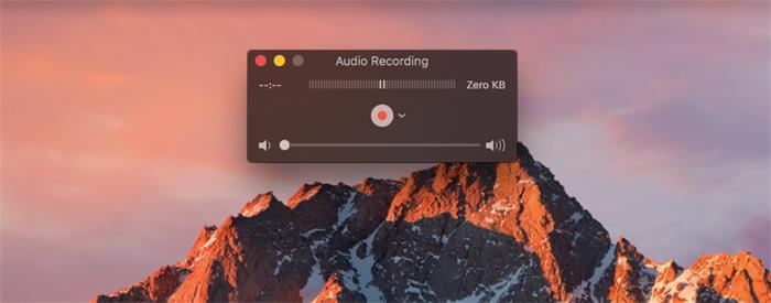 Start Recording on Mac