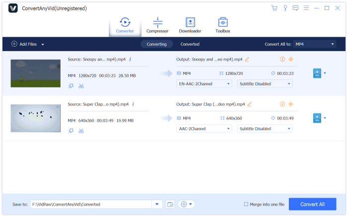 Upload Videos to ConvertAnyVid