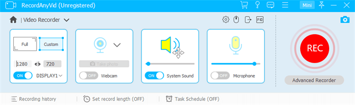 Video Recorder of RecordAnyVid