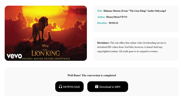 Download Lion King Soundtrack on Y2Mate